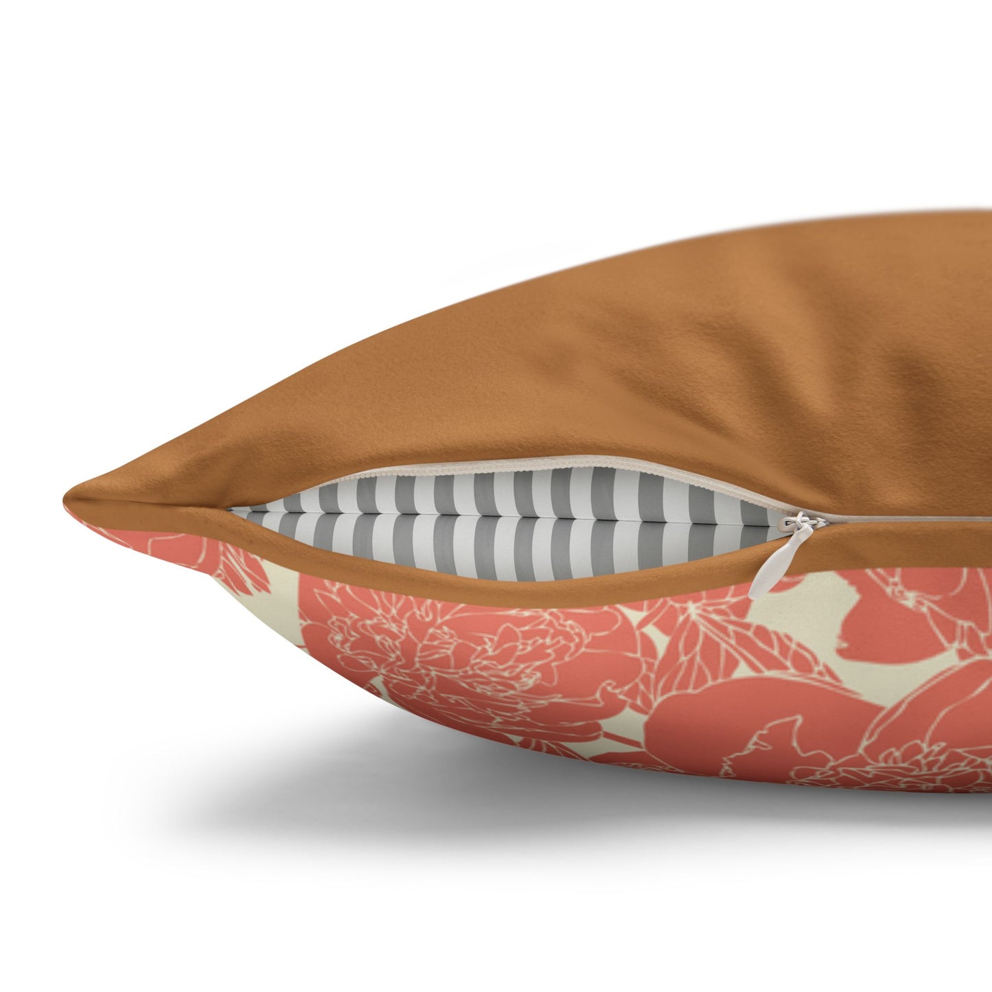 Faux Suede Square Pillowcase