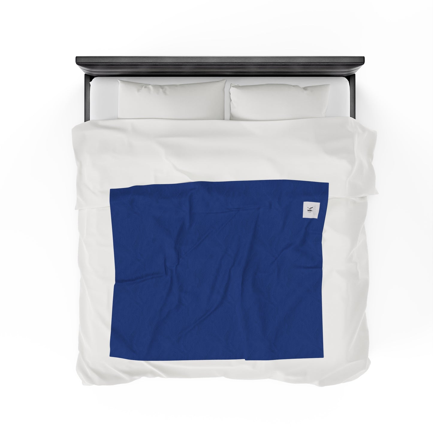 Blue Velveteen Plush Blanket