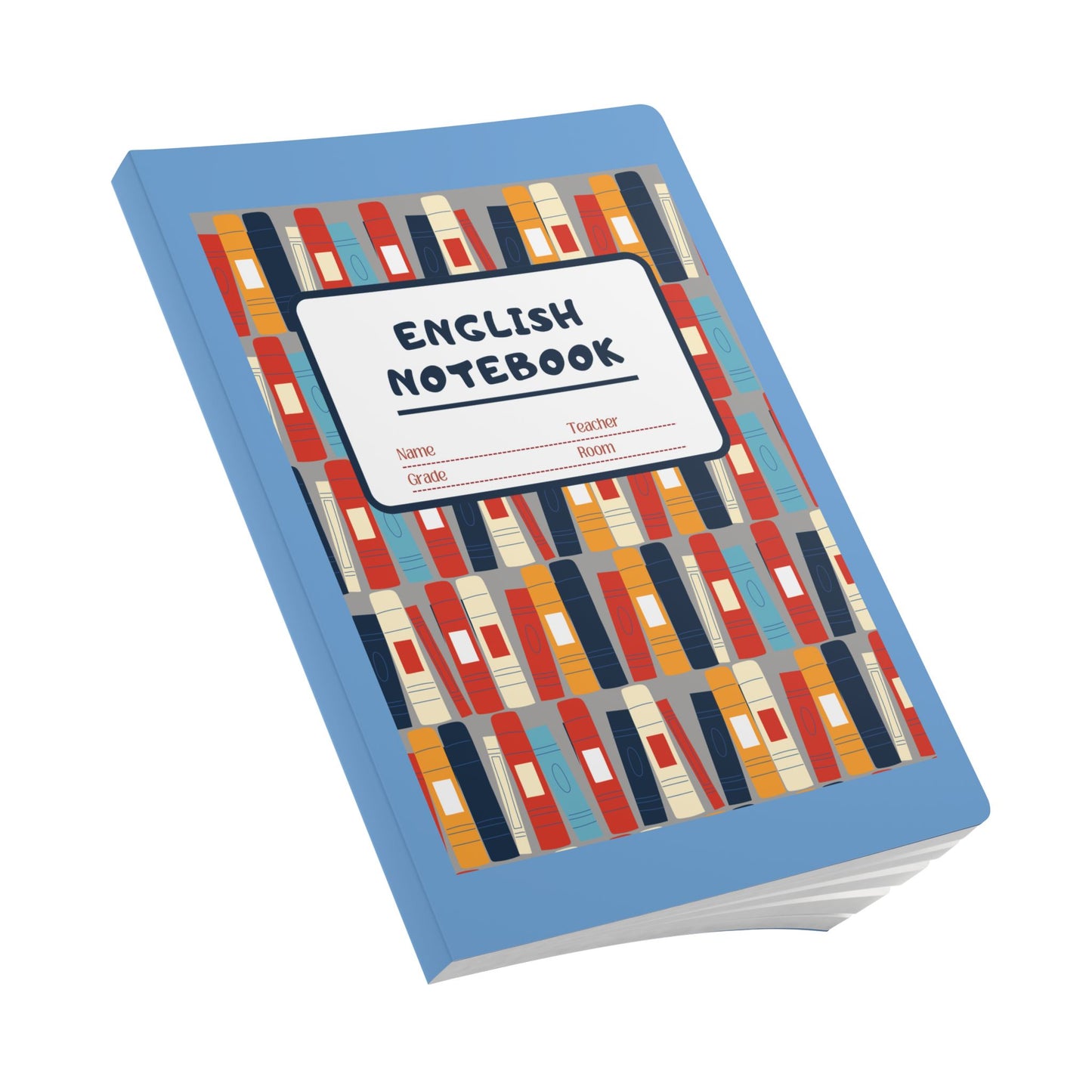 English Softcover Notebook