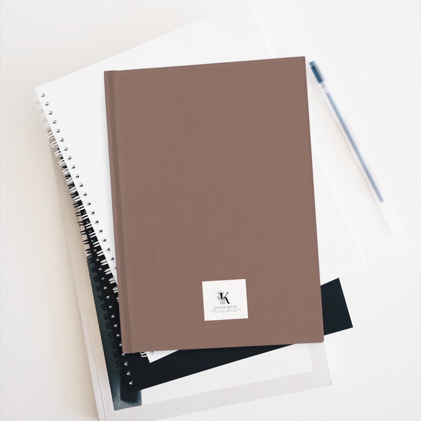 Matte Milk Chocolate Journal Book - Ruled Line