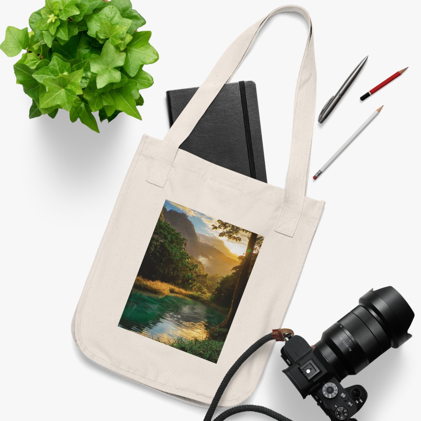 Organic Canvas Tote Bag