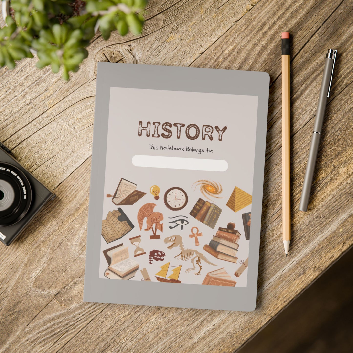 History Softcover Notebook