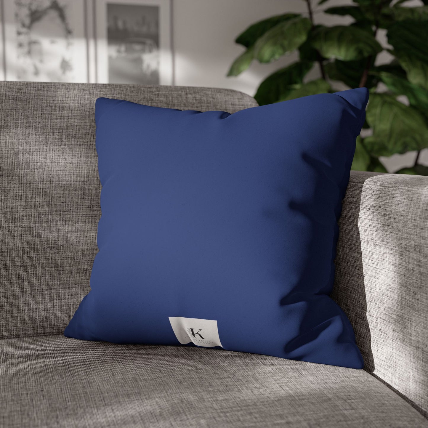 Faux Suede Square Pillowcase