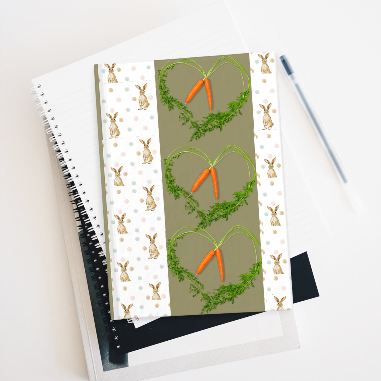"Where's my carrot?"Journal Book - Ruled Line