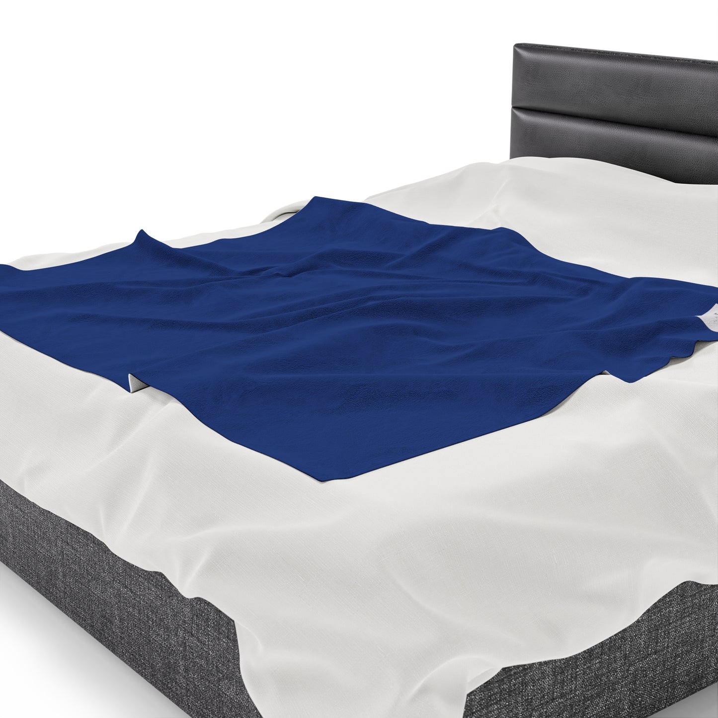 Blue Velveteen Plush Blanket