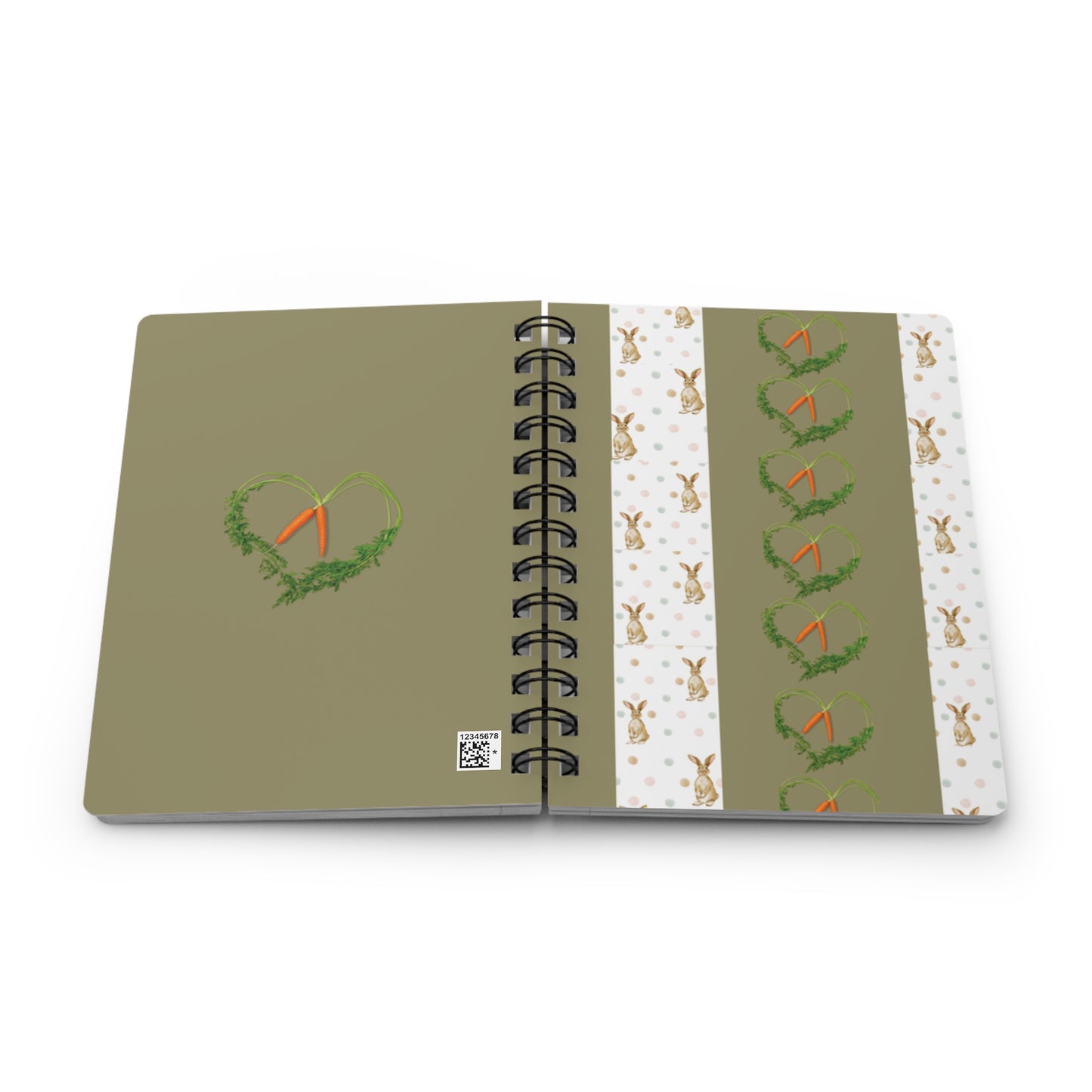 "Where's my carrot? "Spiral Bound Notebook