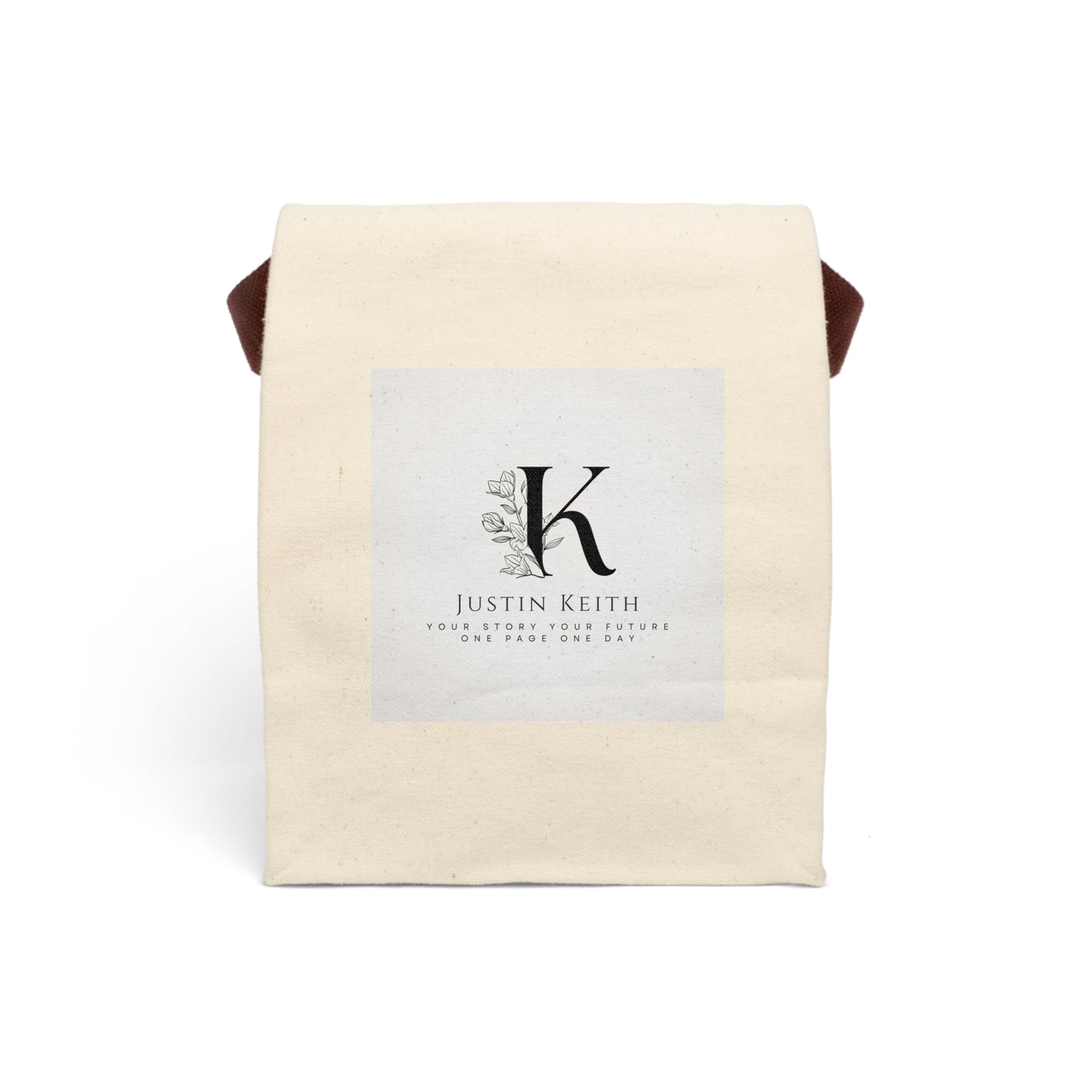 Canvas Lunch Bag With Strap
