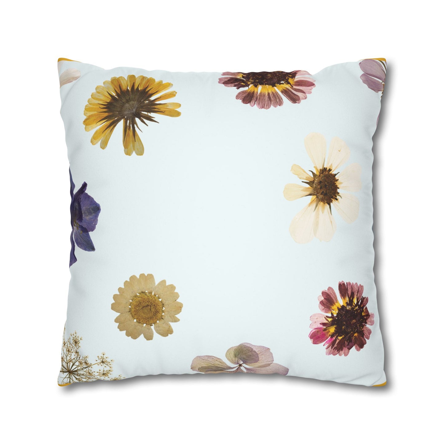 Faux Suede Square Pillowcase