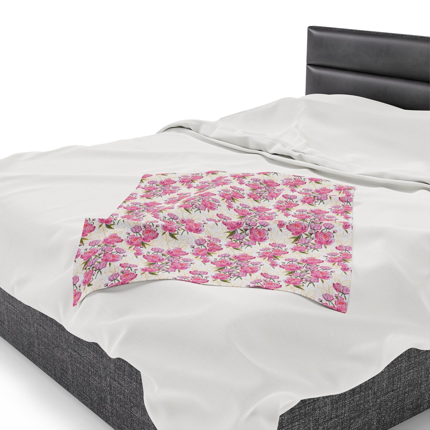 Roses Velveteen Plush Blanket