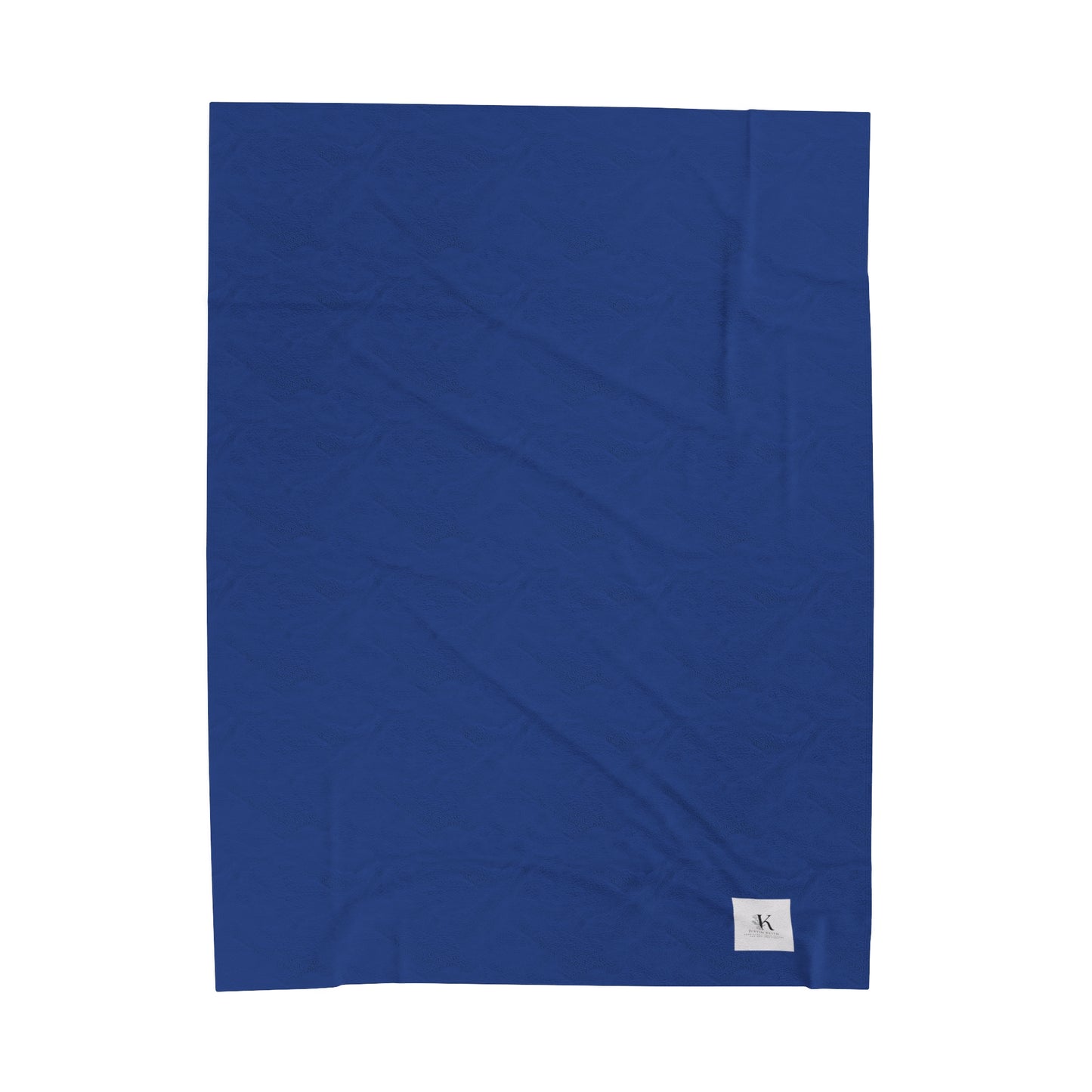 Blue Velveteen Plush Blanket