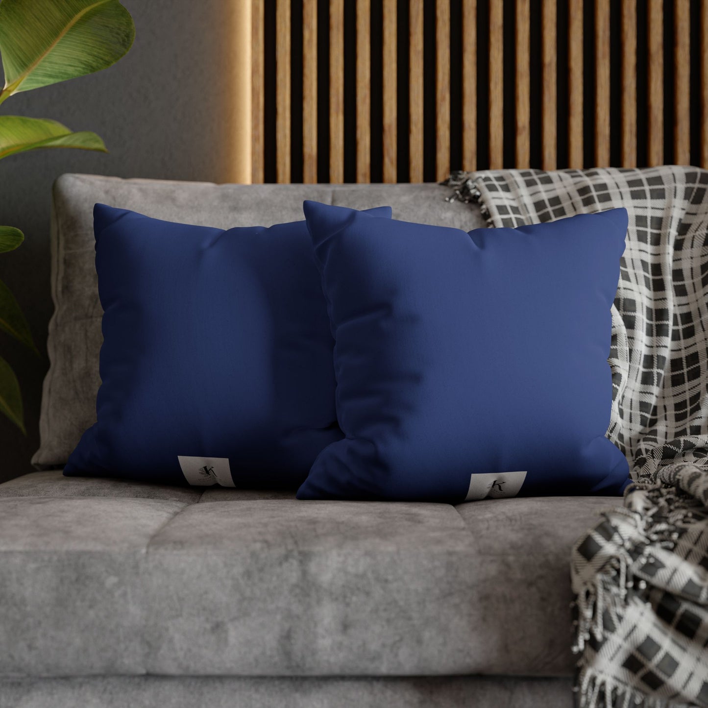 Faux Suede Square Pillowcase