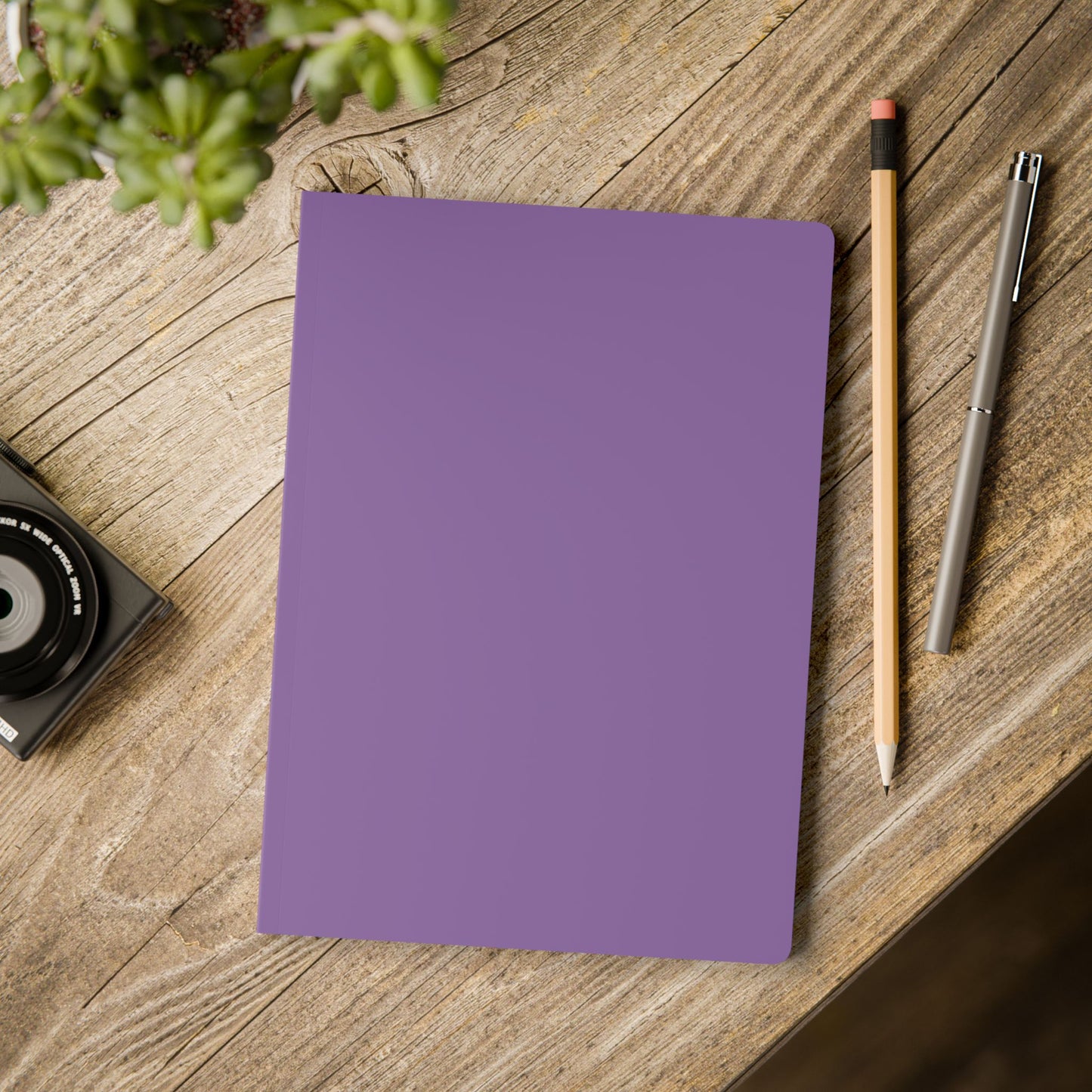 Soft Purple Softcover Notebook