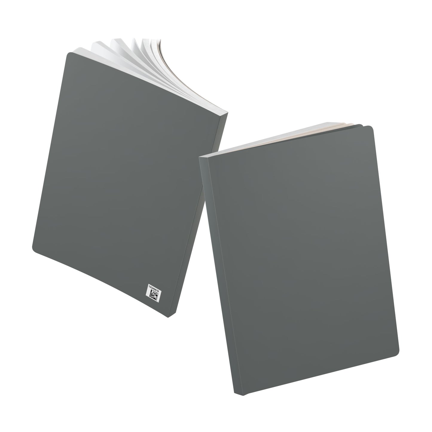Dark Grey Softcover Notebook