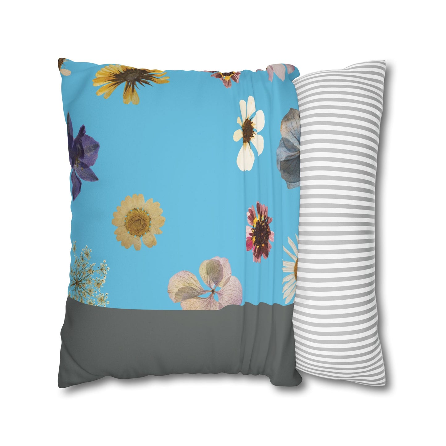 Faux Suede Square Pillowcase