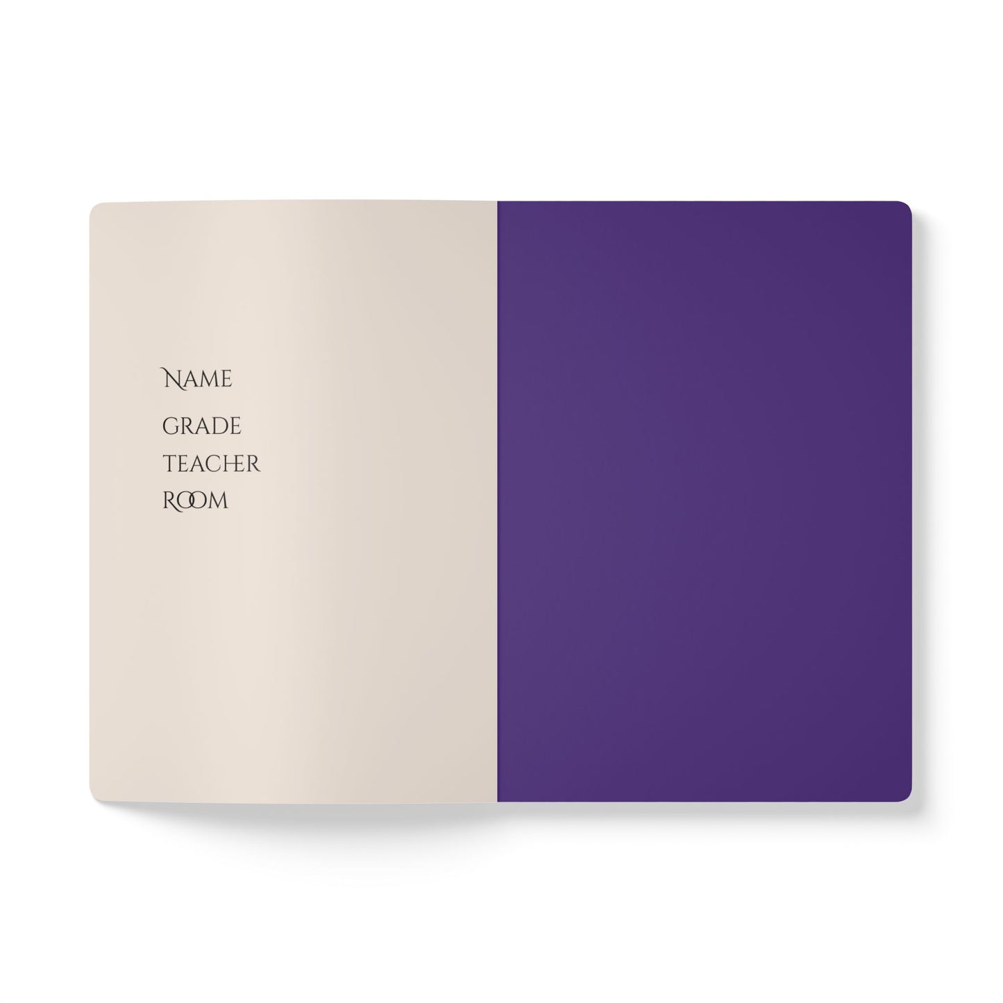 Purple Softcover Notebook