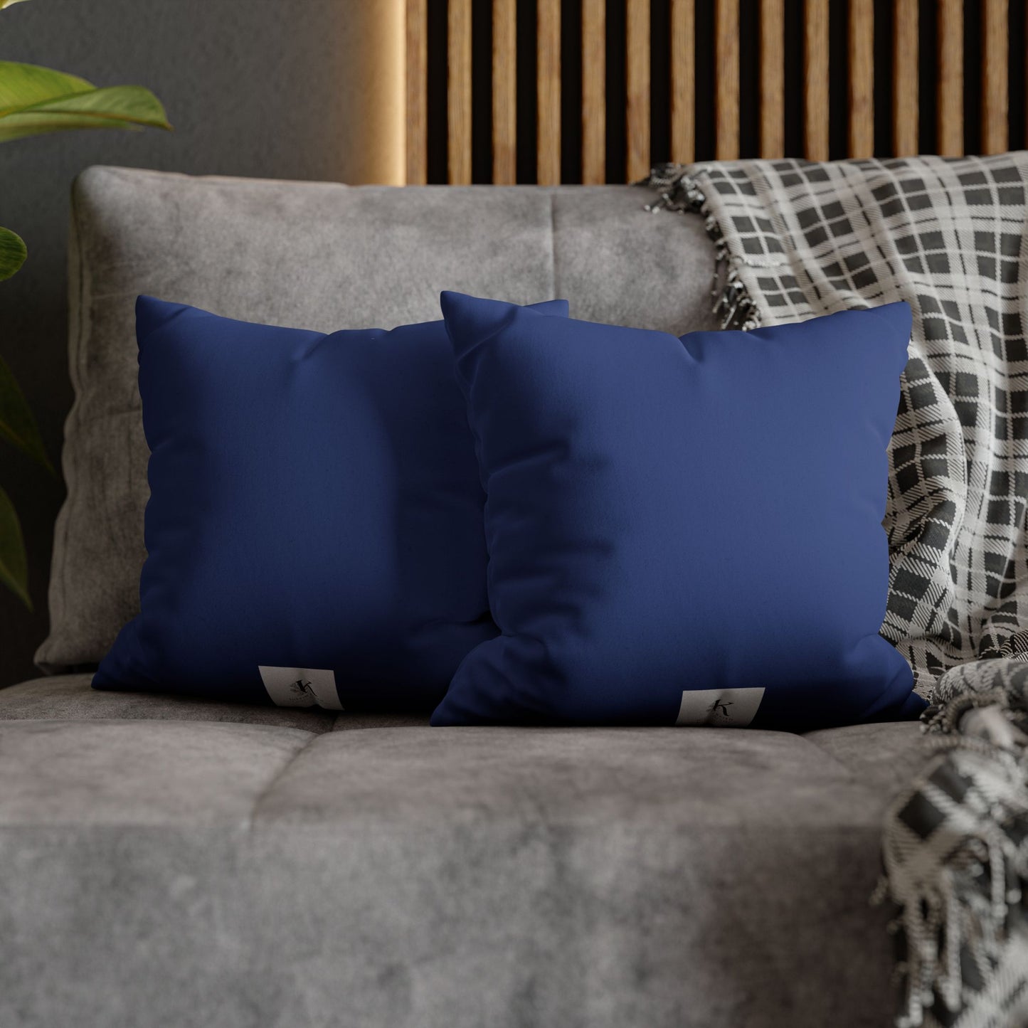 Faux Suede Square Pillowcase