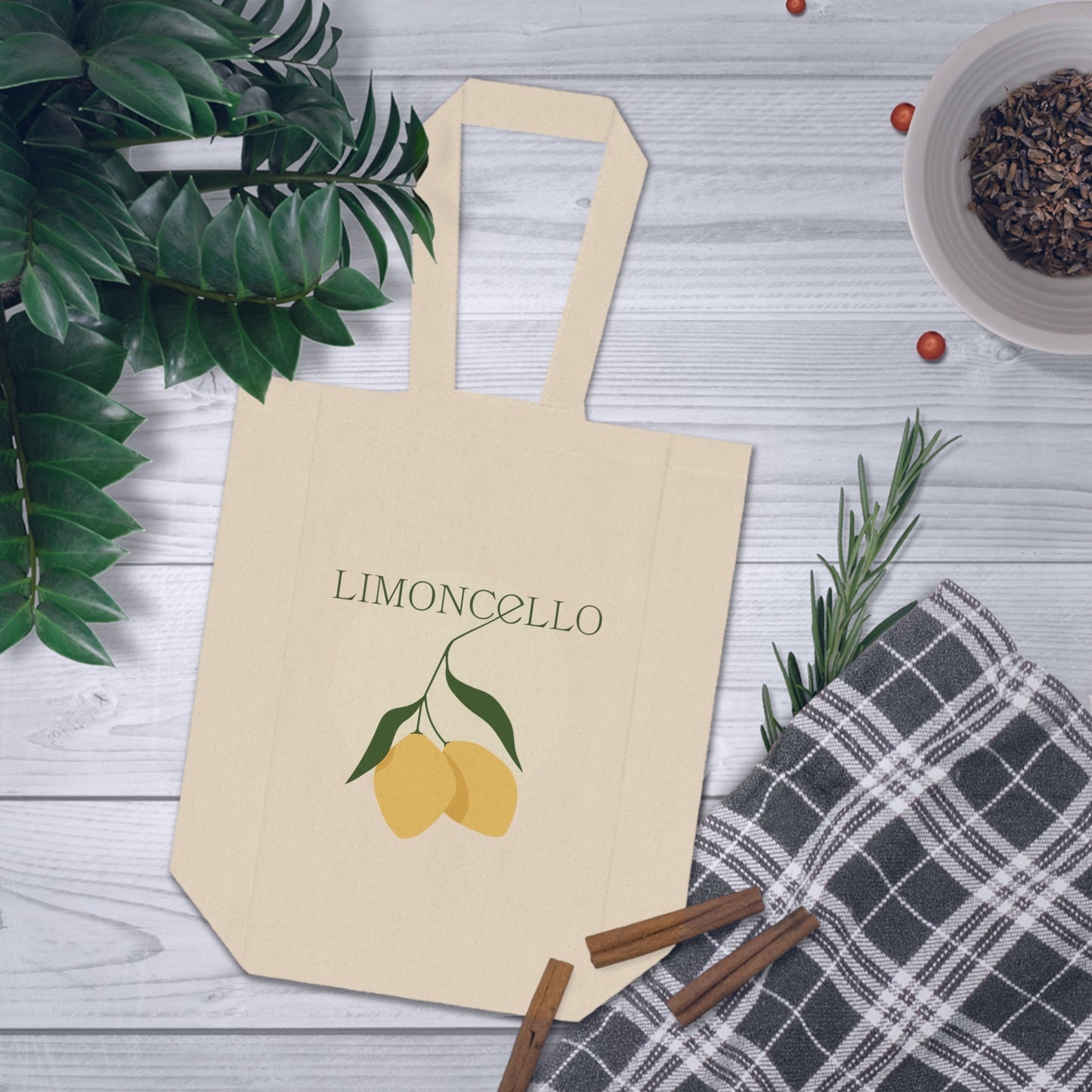 Double Wine Tote Bag