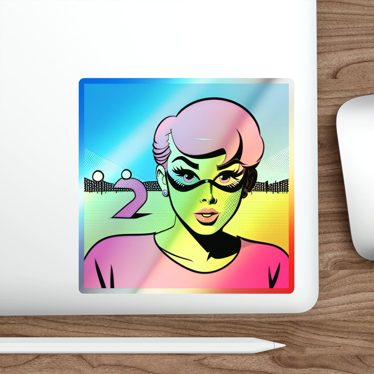 Holographic Die-cut Stickers