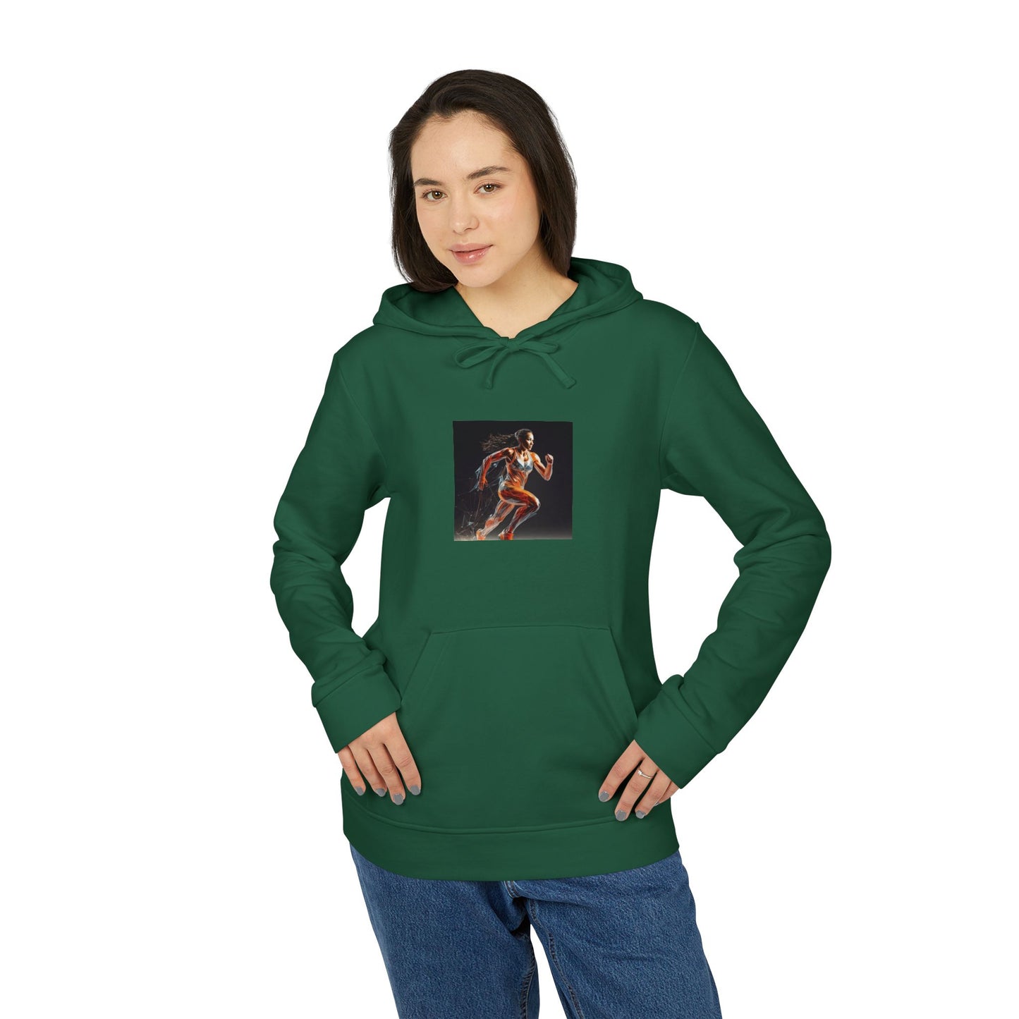 Women Adidas Unisex Fleece Hoodie