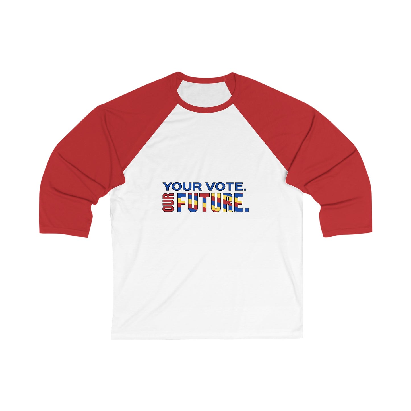 Unisex 3\4 Sleeve Baseball Tee