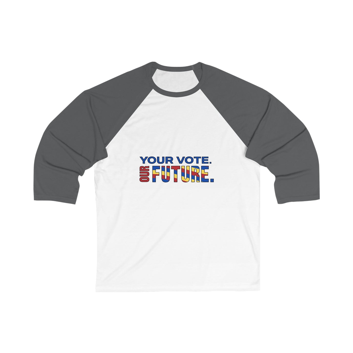Unisex 3\4 Sleeve Baseball Tee
