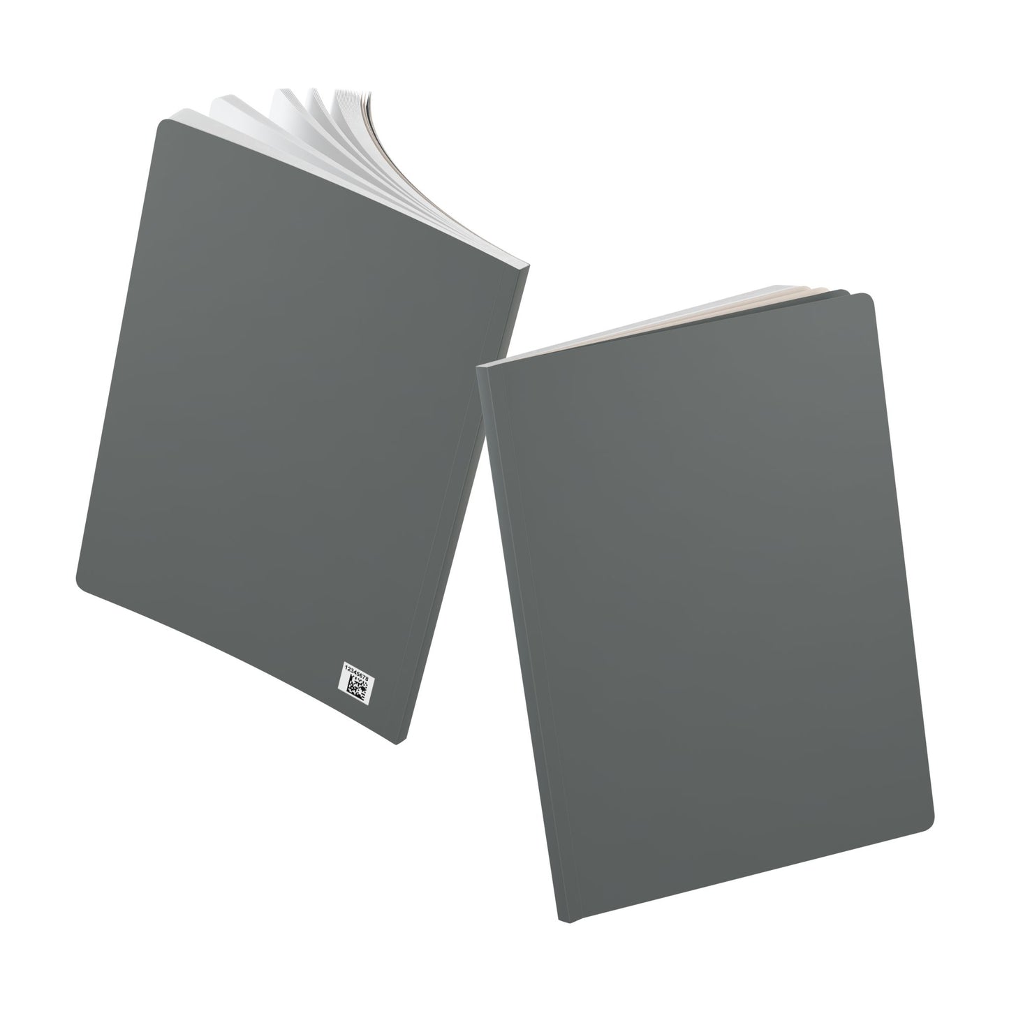Dark Grey Softcover Notebook