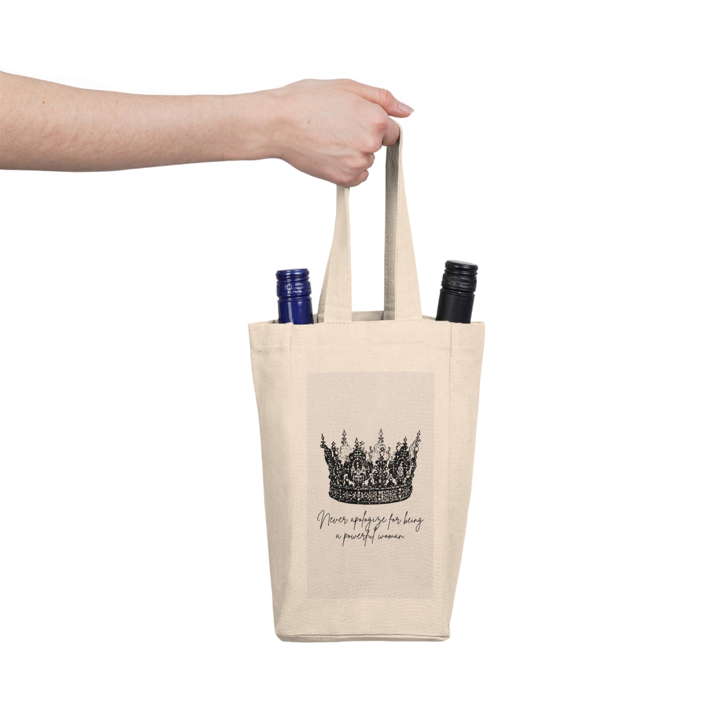 Double Wine Tote Bag