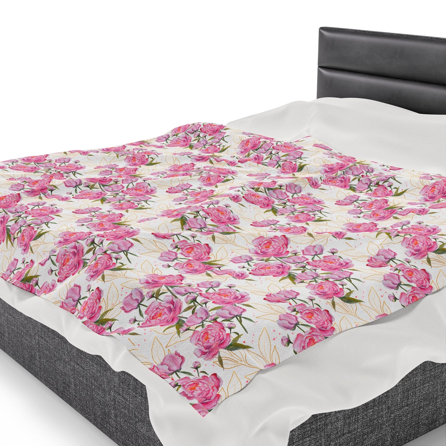 Roses Velveteen Plush Blanket