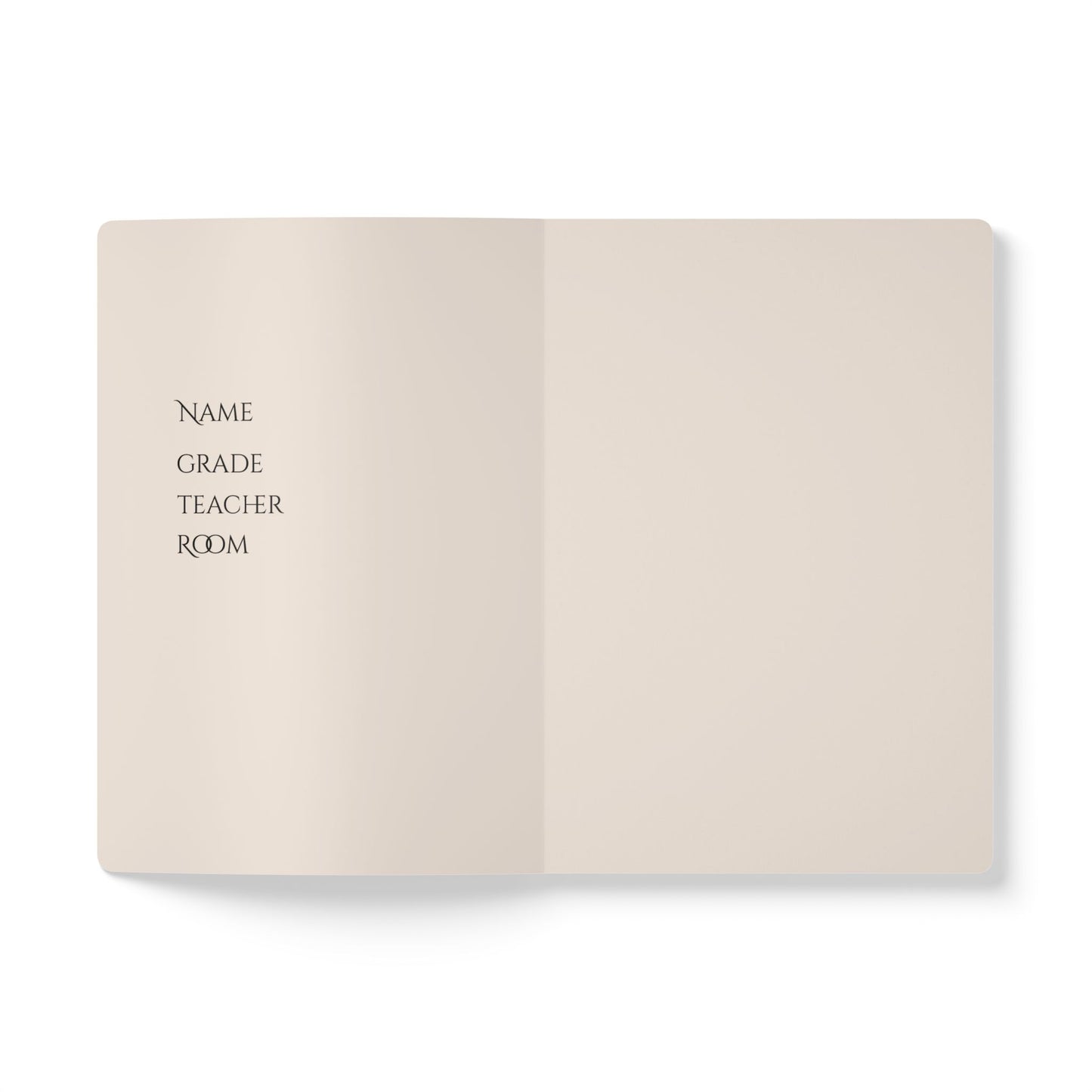 Yellow Softcover Journal
