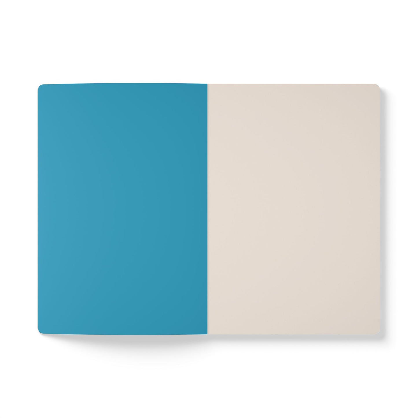 Aqua Blue Softcover Notebook
