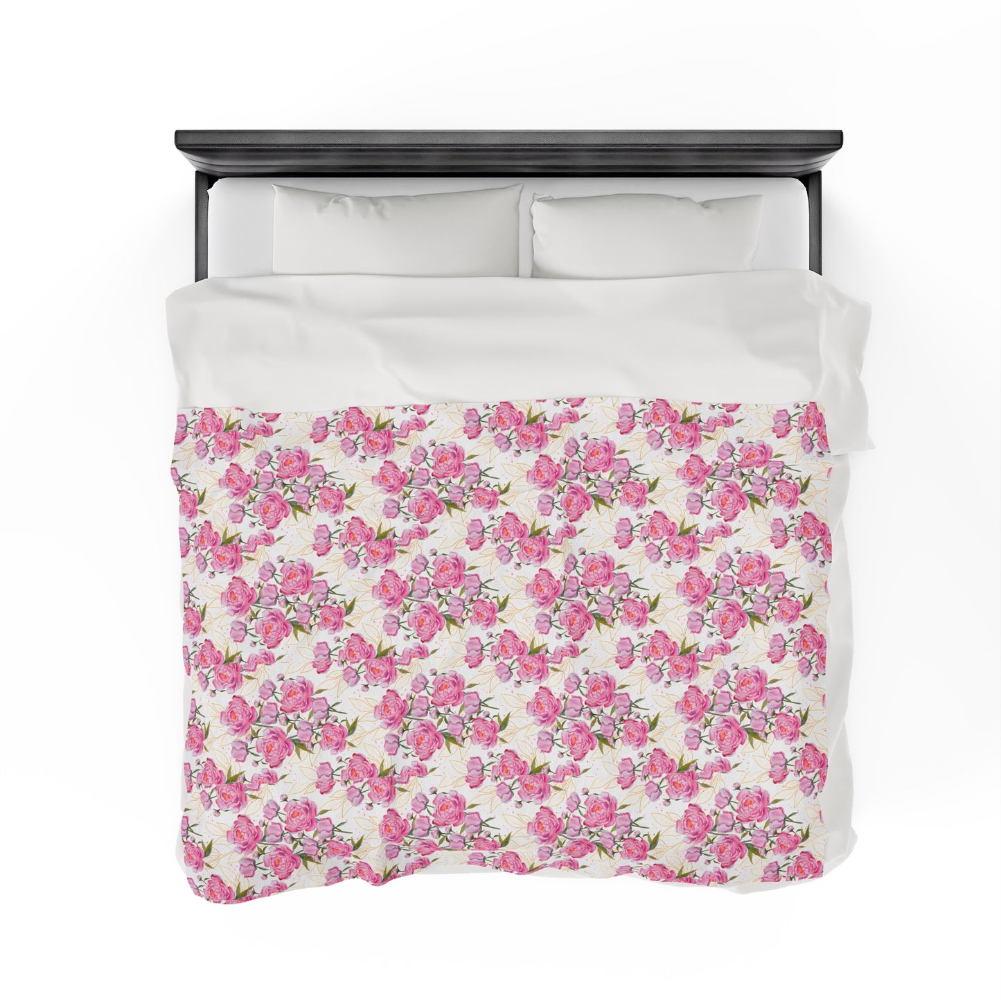 Roses Velveteen Plush Blanket