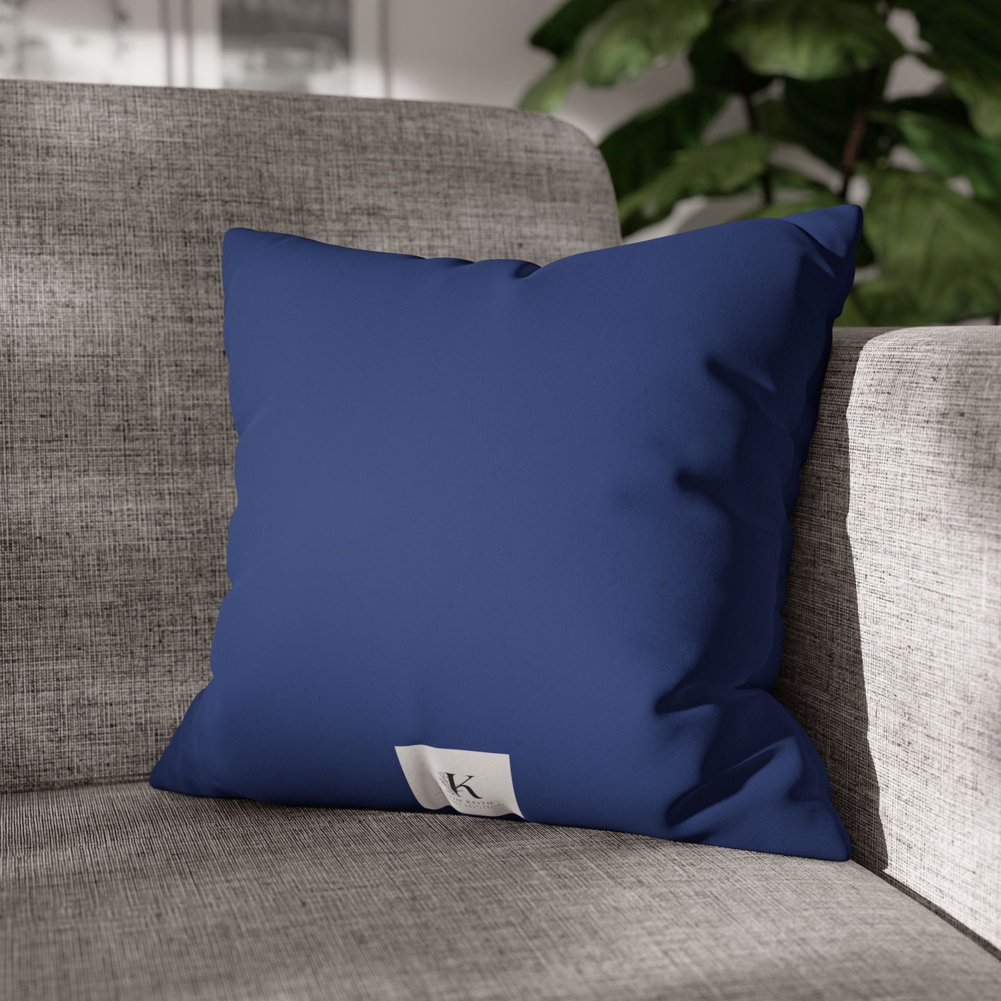 Faux Suede Square Pillowcase