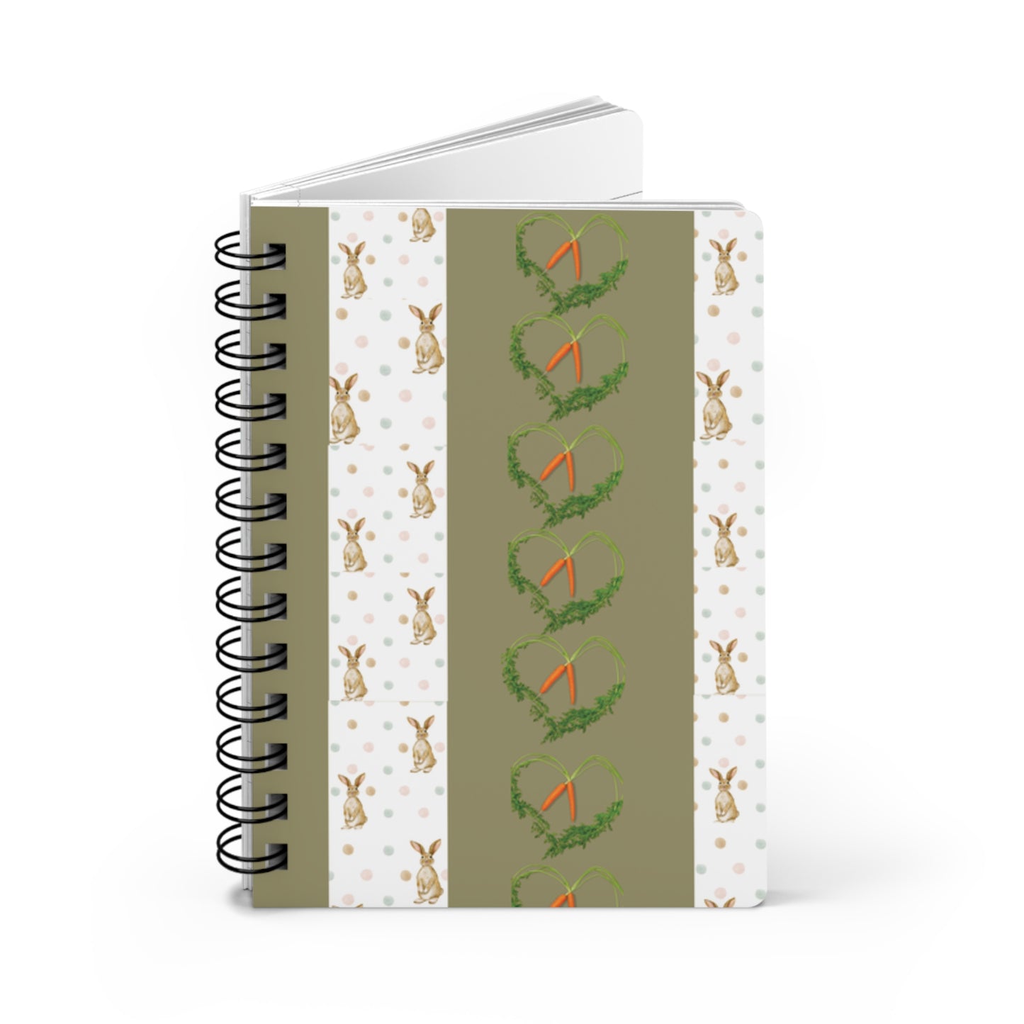 "Where's my carrot? "Spiral Bound Notebook