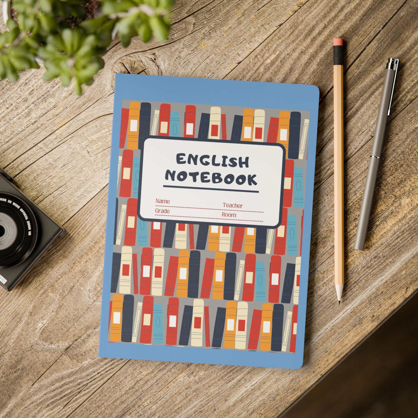 English Softcover Notebook