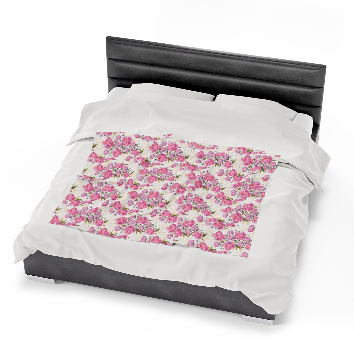 Roses Velveteen Plush Blanket