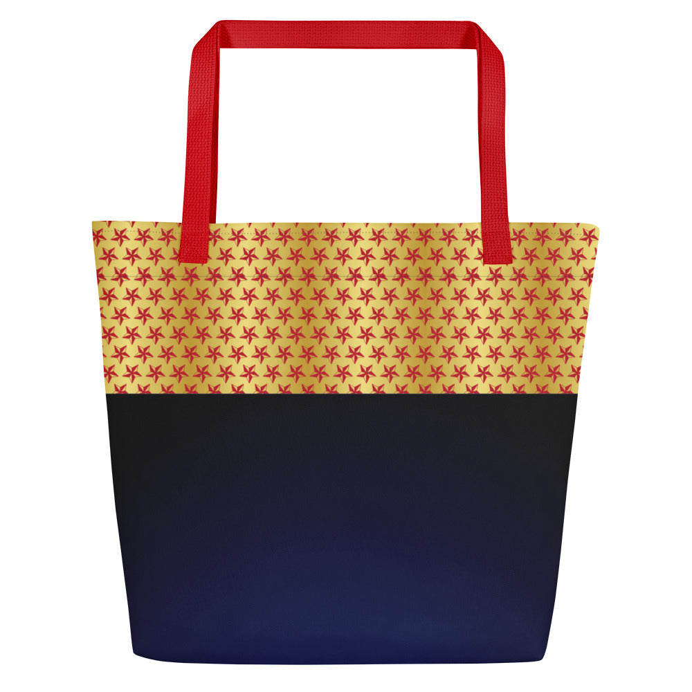 “America the Beautiful” All-Over Print Large Tote Bag
