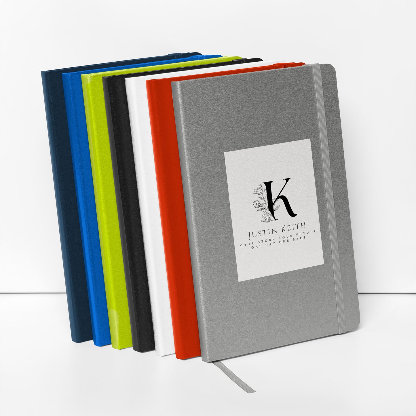 Hardcover bound notebook