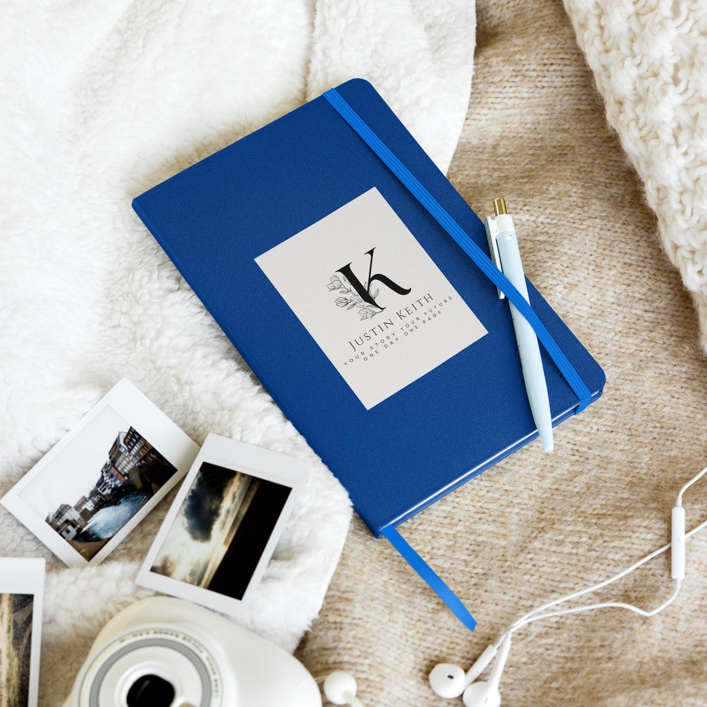 Hardcover bound notebook