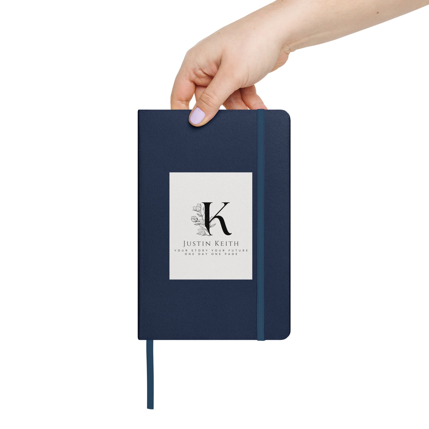 Hardcover bound notebook