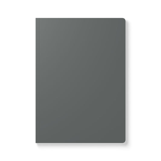Dark Grey Softcover Notebook