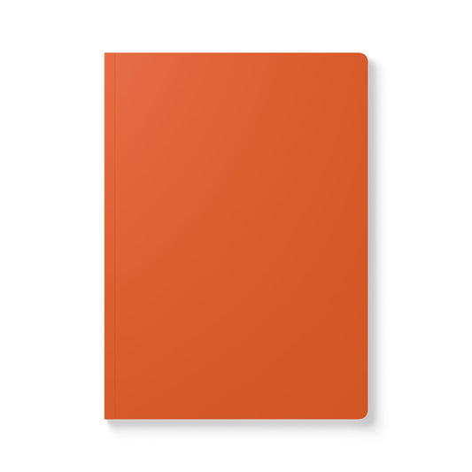 Tangerine Orange Softcover Notebook