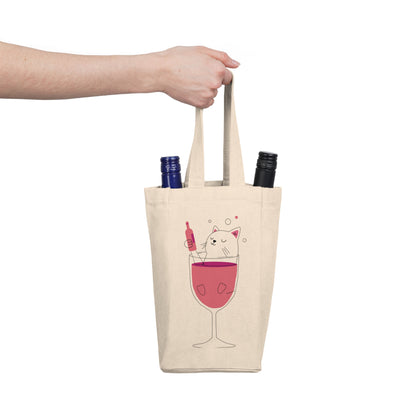 Double Wine Tote Bag