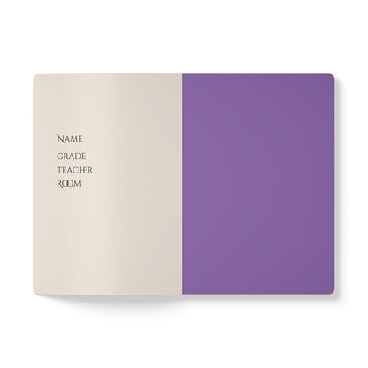 Soft Purple Softcover Notebook