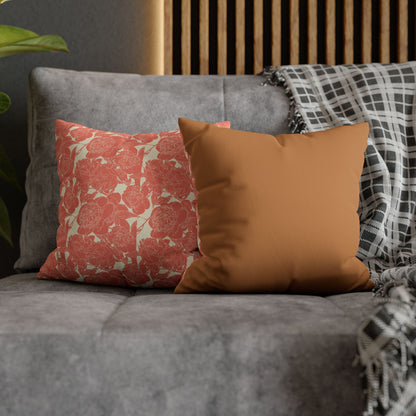Faux Suede Square Pillowcase