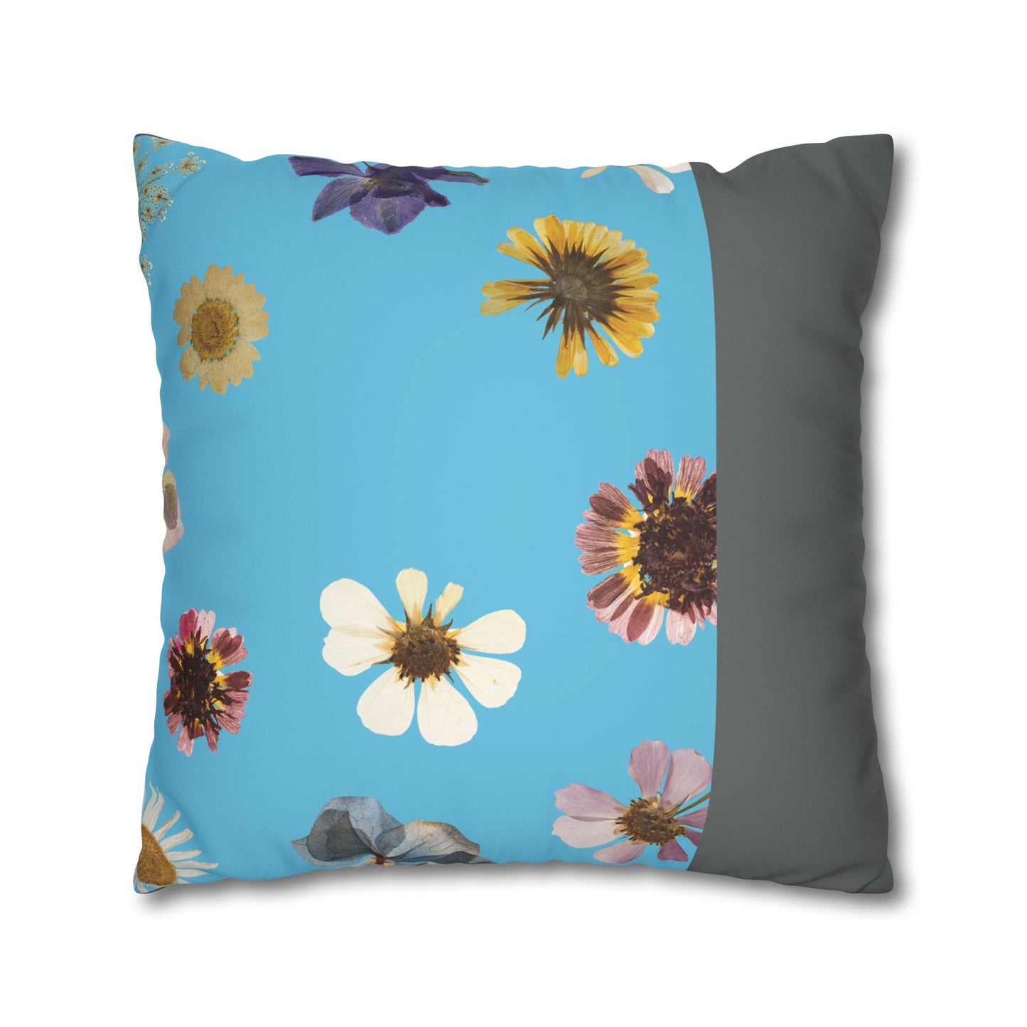 Faux Suede Square Pillowcase