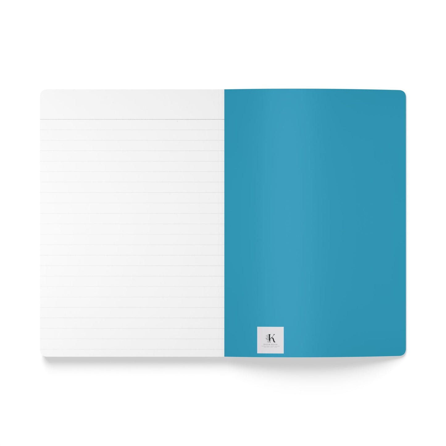 Aqua Blue Softcover Notebook