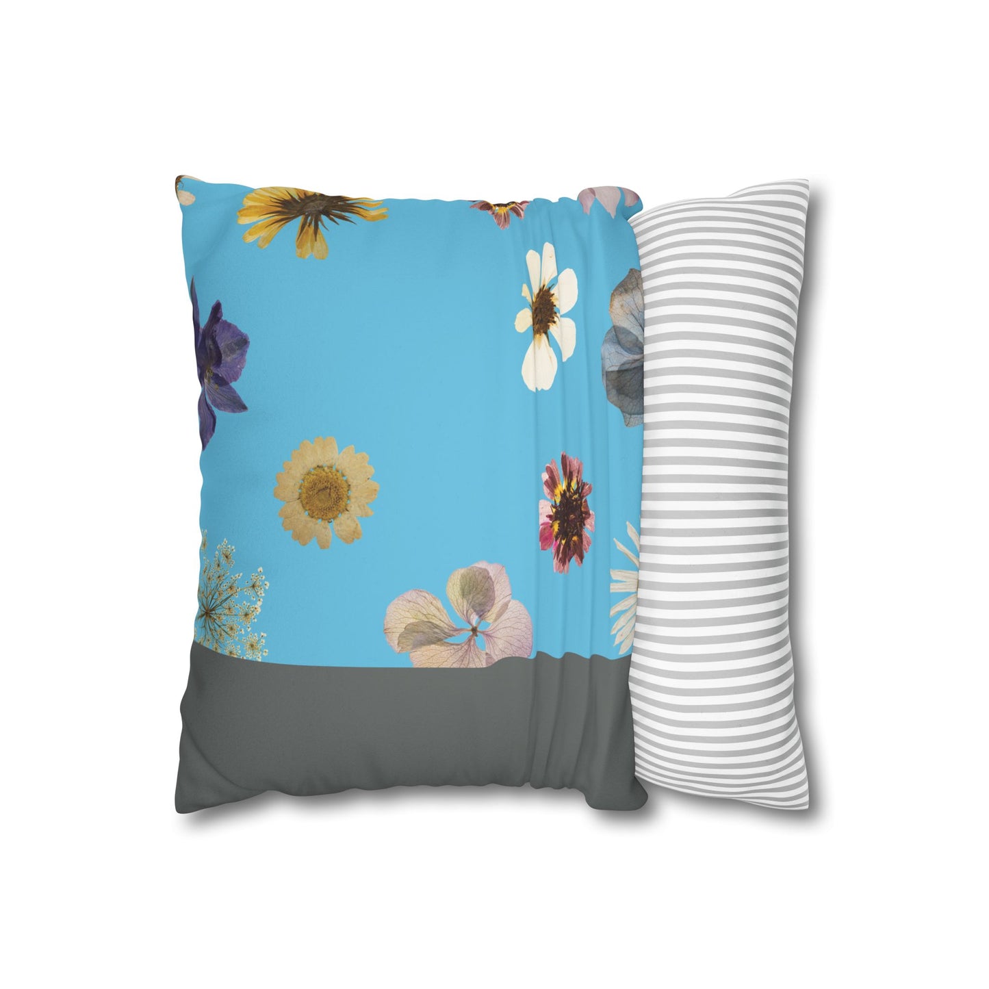 Faux Suede Square Pillowcase