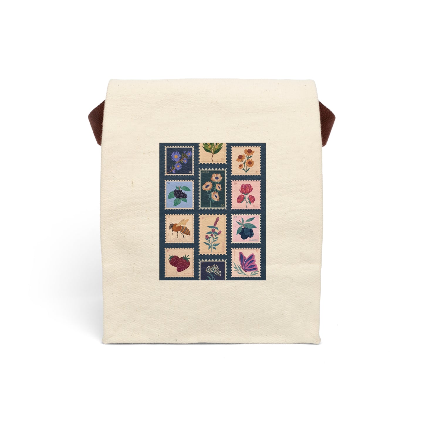Canvas Lunch Bag With Strap