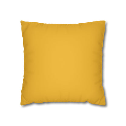 Faux Suede Square Pillowcase