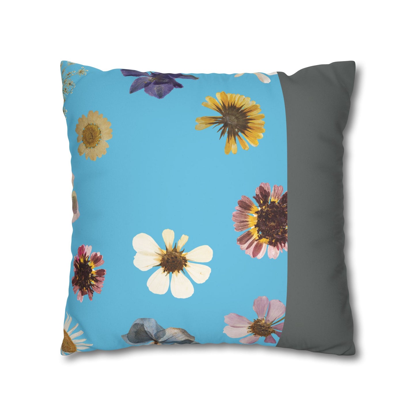 Faux Suede Square Pillowcase